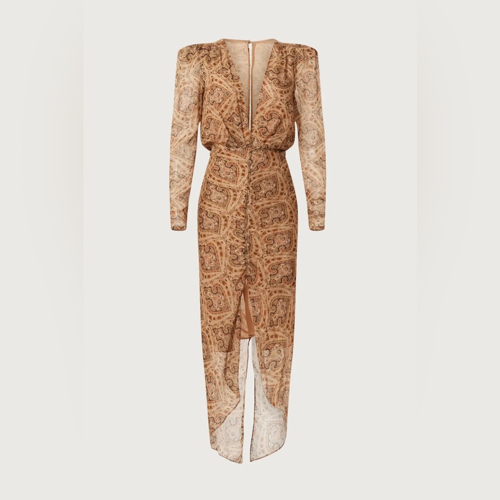 Ronny Kobo Astrid Paisley Printed Dress